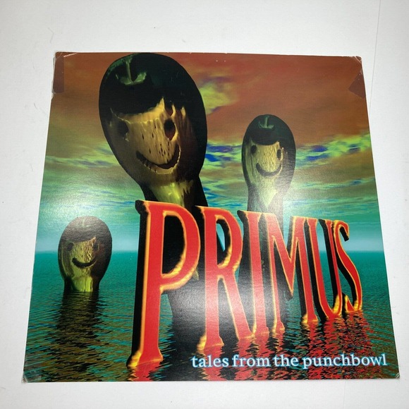 RARE 1995 Primus LP FLAT POSTER; Vintage Tales From the Punchbowl Promo, 2-Sided - Picture 3 of 4